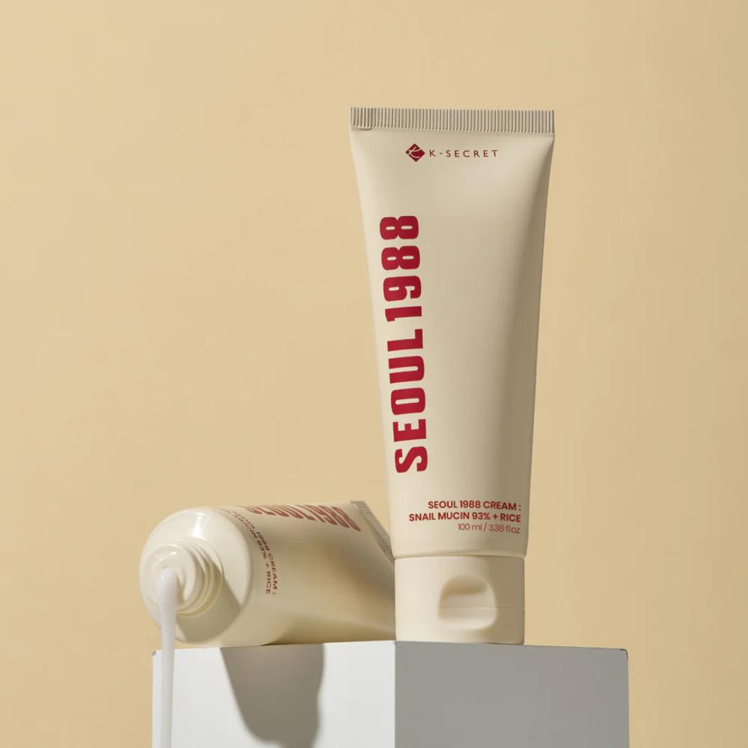 SEOUL 1988 Cream: Snail Mucin 93% + Rice 100ml
