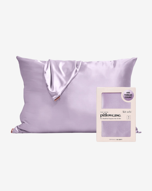 Lavender Satin Pillowcase