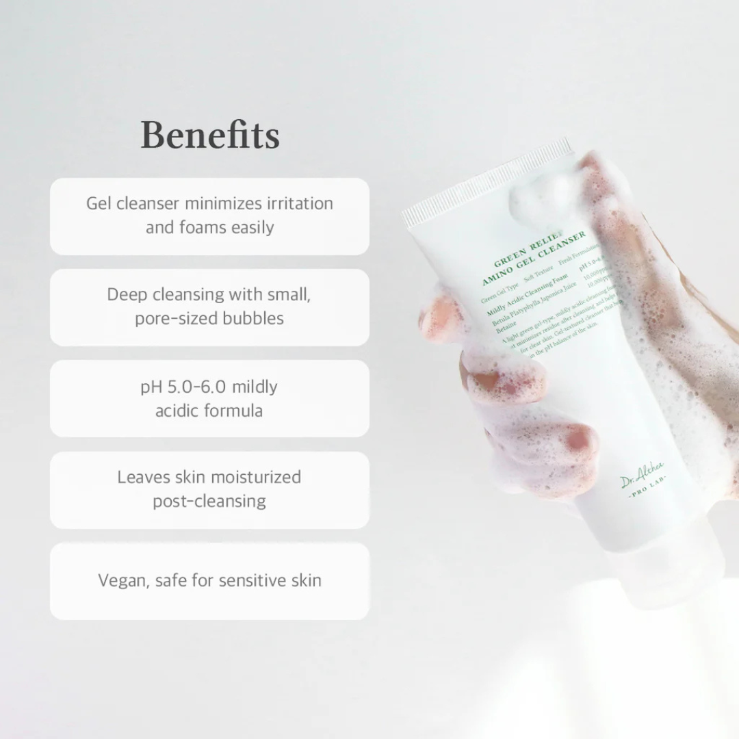 Green Relief Amino Gel Cleanser 100ml
