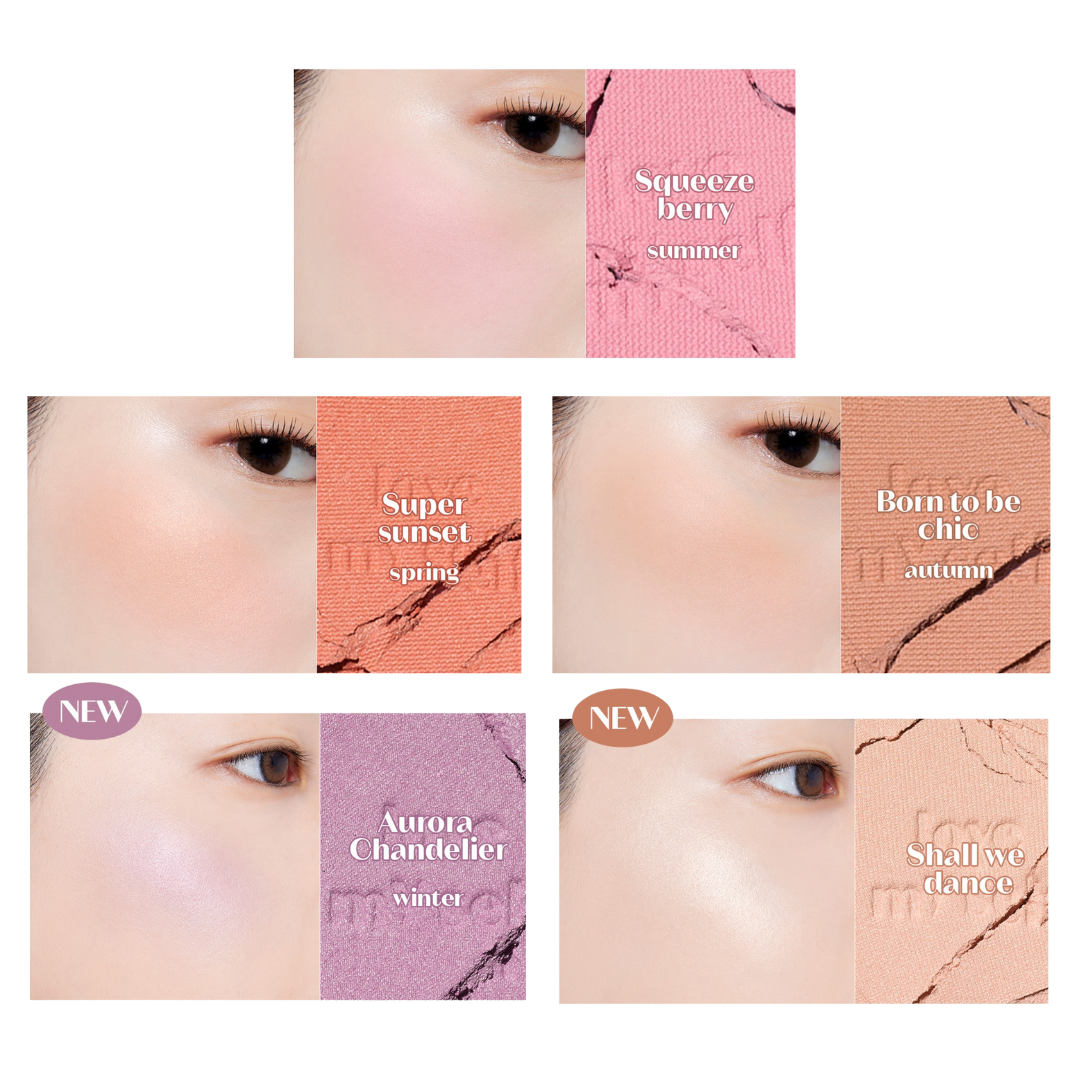 Heart Pop Blusher (5 Colours)