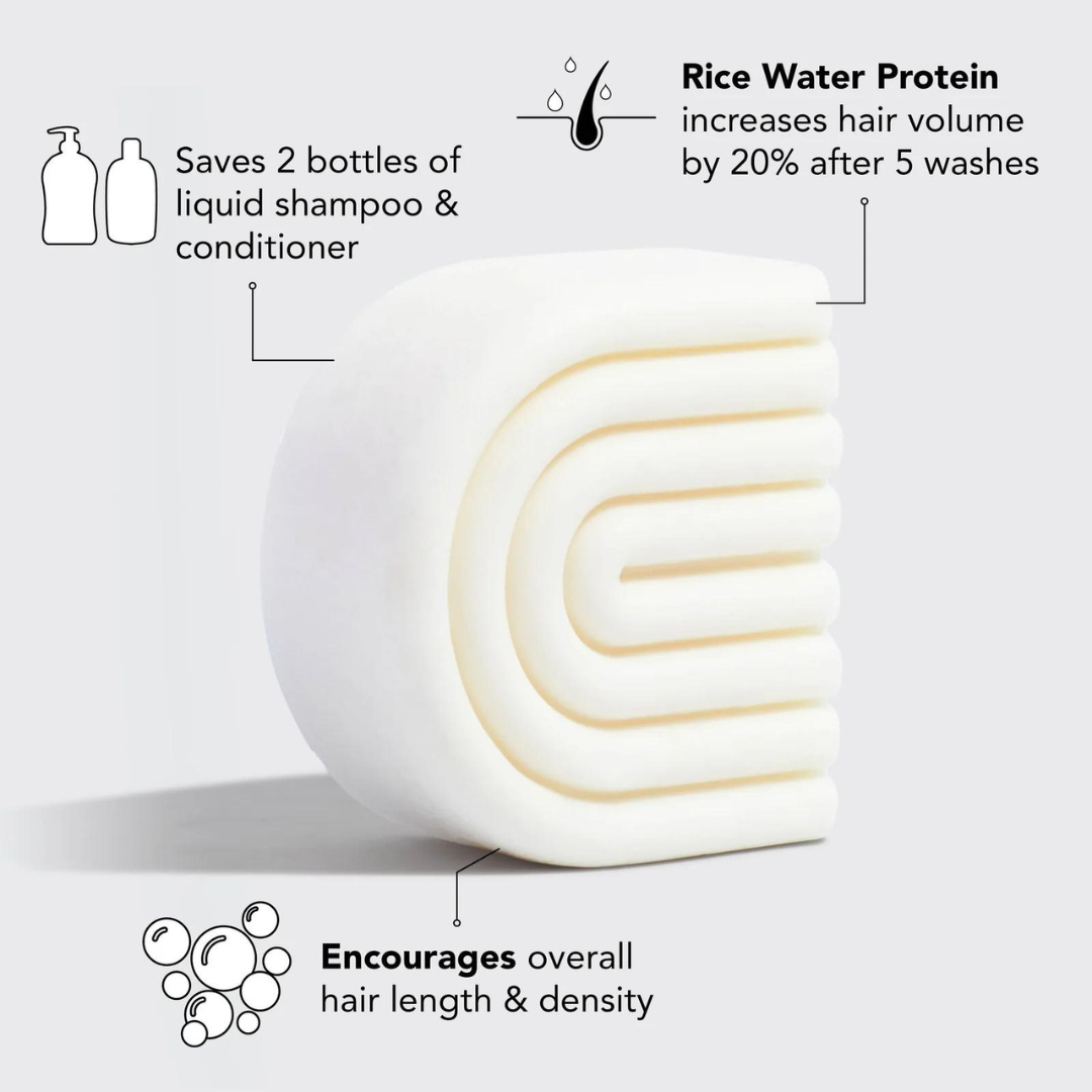 Rice Water Conditioner Bar for Hair Growth 2.7 oz (77g)