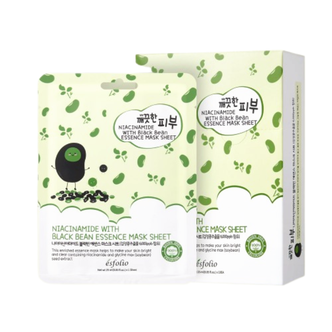 Pure Skin Niacinamide With Black Bean Essence Mask Sheet