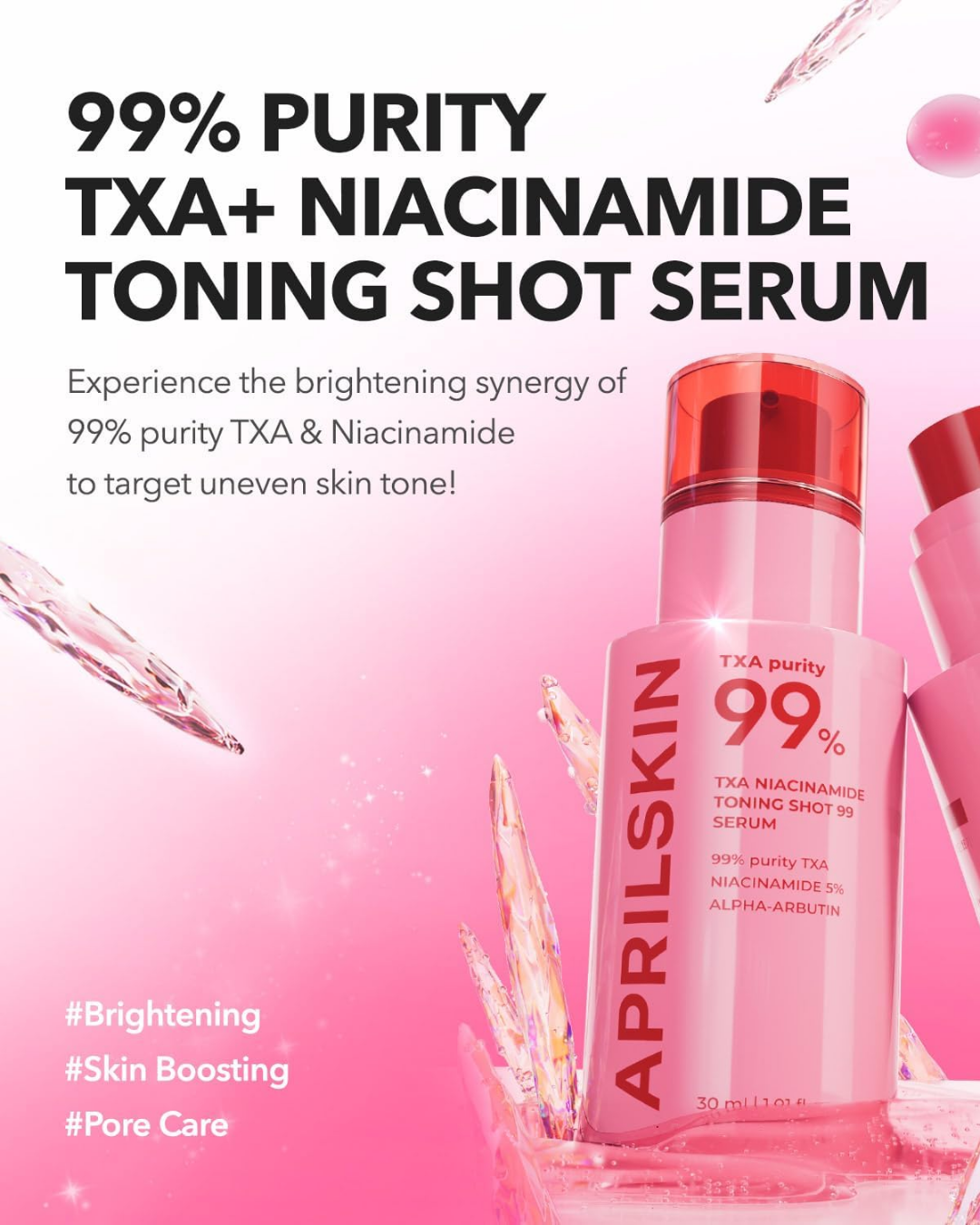TXA Niacinamide Toning Shot 99 Spicule Serum 30ml