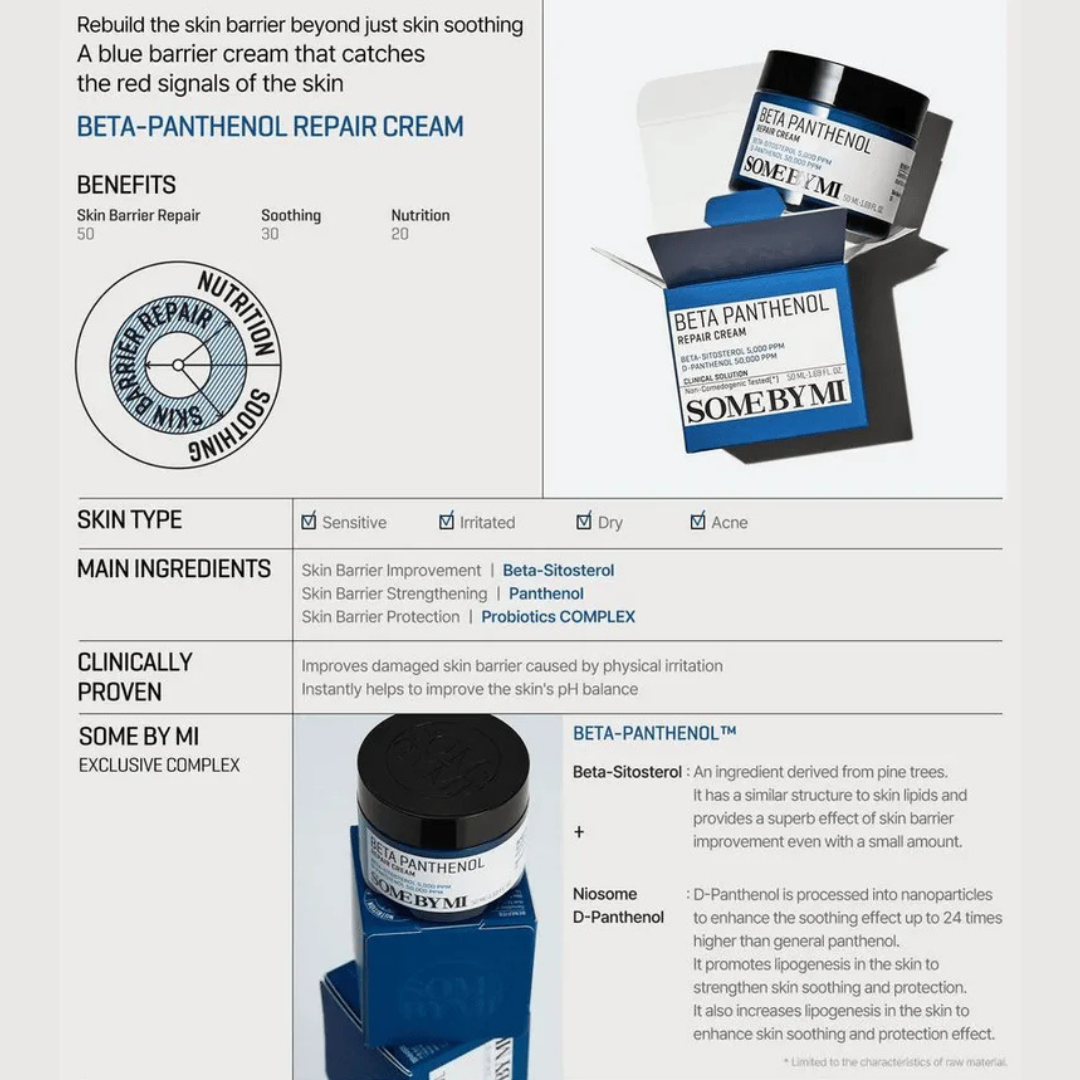 Beta Panthenol Repair Cream 50ml