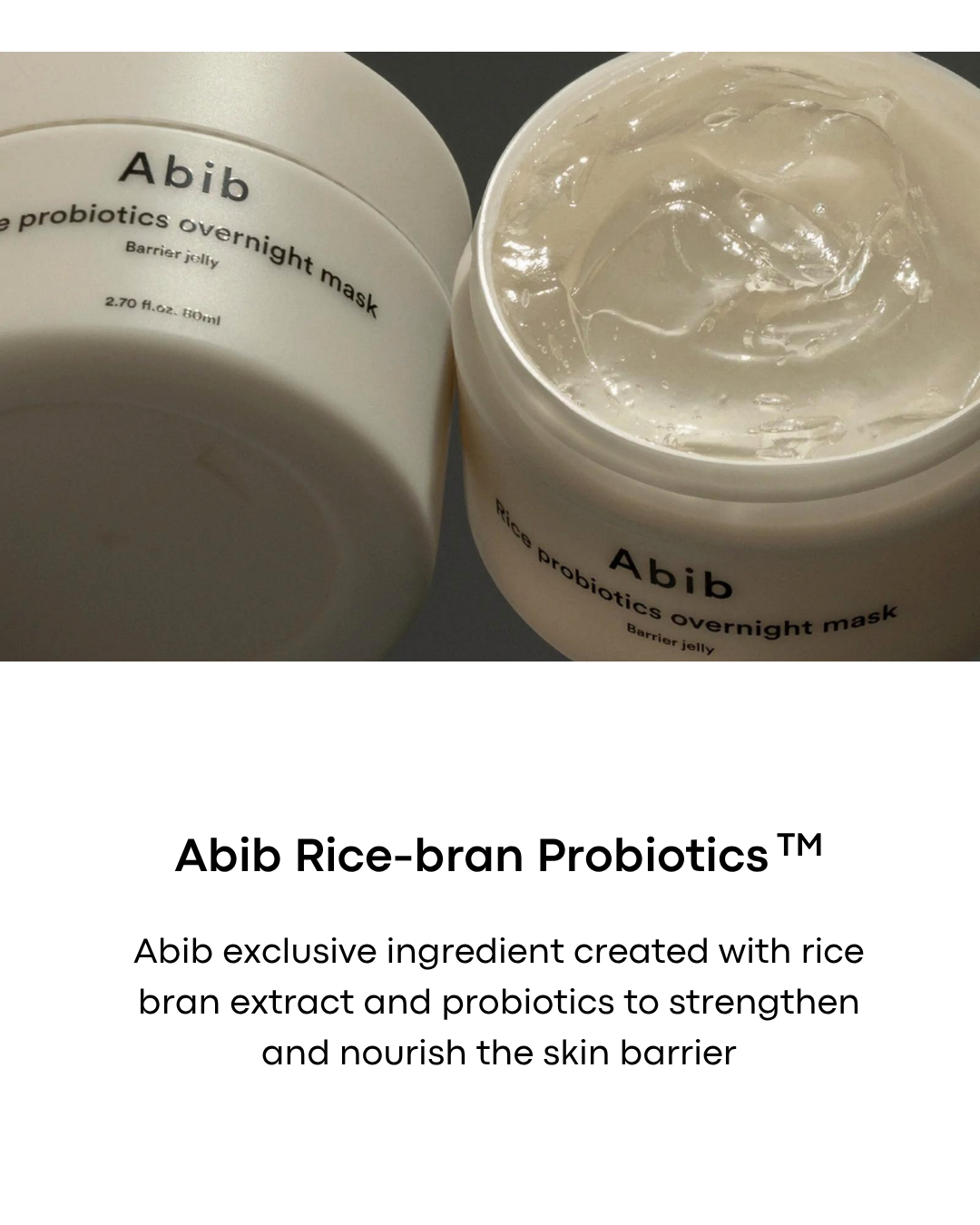 Rice Probiotics Overnight Mask Barrier Jelly 80ml