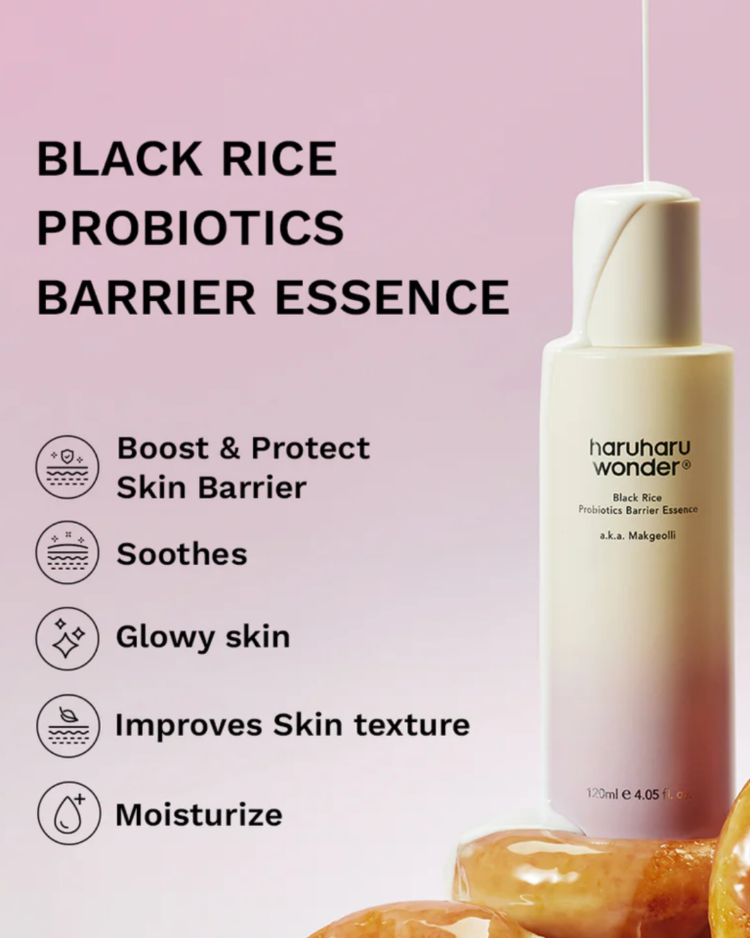 Black Rice Probiotics Barrier Essence 120ml