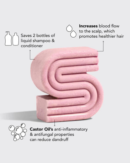 Castor Oil Nourishing Shampoo Bar 3.2 oz (91g)