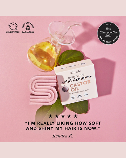 Castor Oil Nourishing Shampoo Bar 3.2 oz (91g)