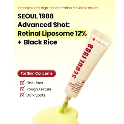 SEOUL 1988 Advanced Shot Retinal Liposome 12% + Black Rice 15ml