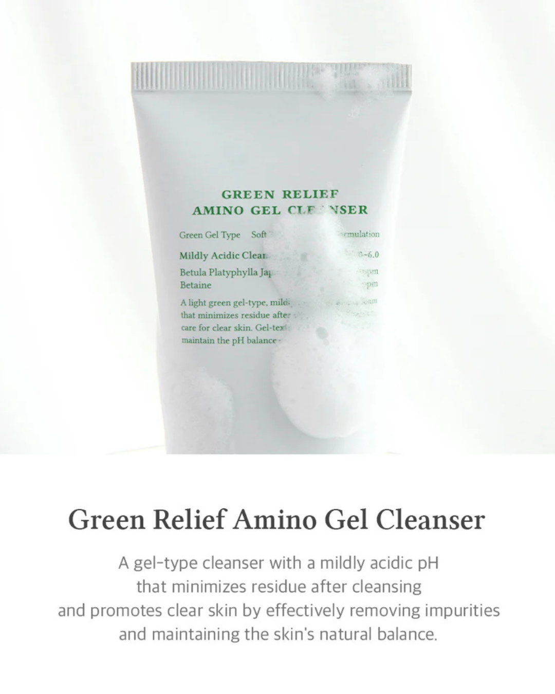 Green Relief Amino Gel Cleanser 100ml