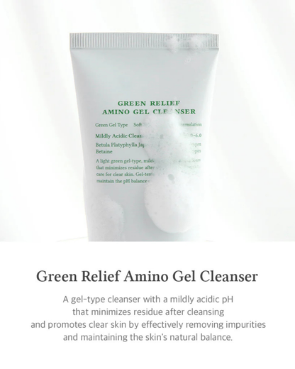 Green Relief Amino Gel Cleanser 100ml