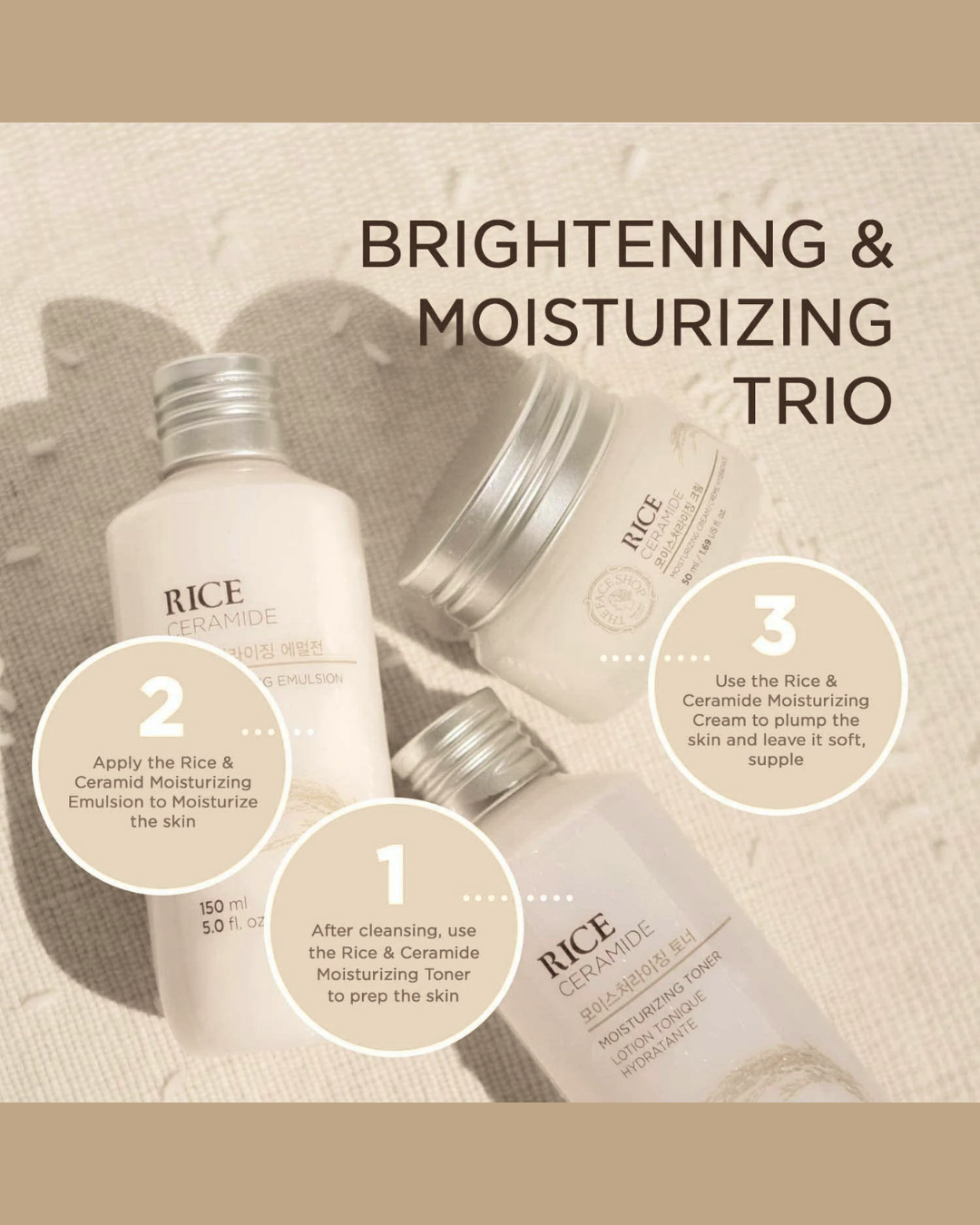 Rice & Ceramide Moisturizing Cream 50ml