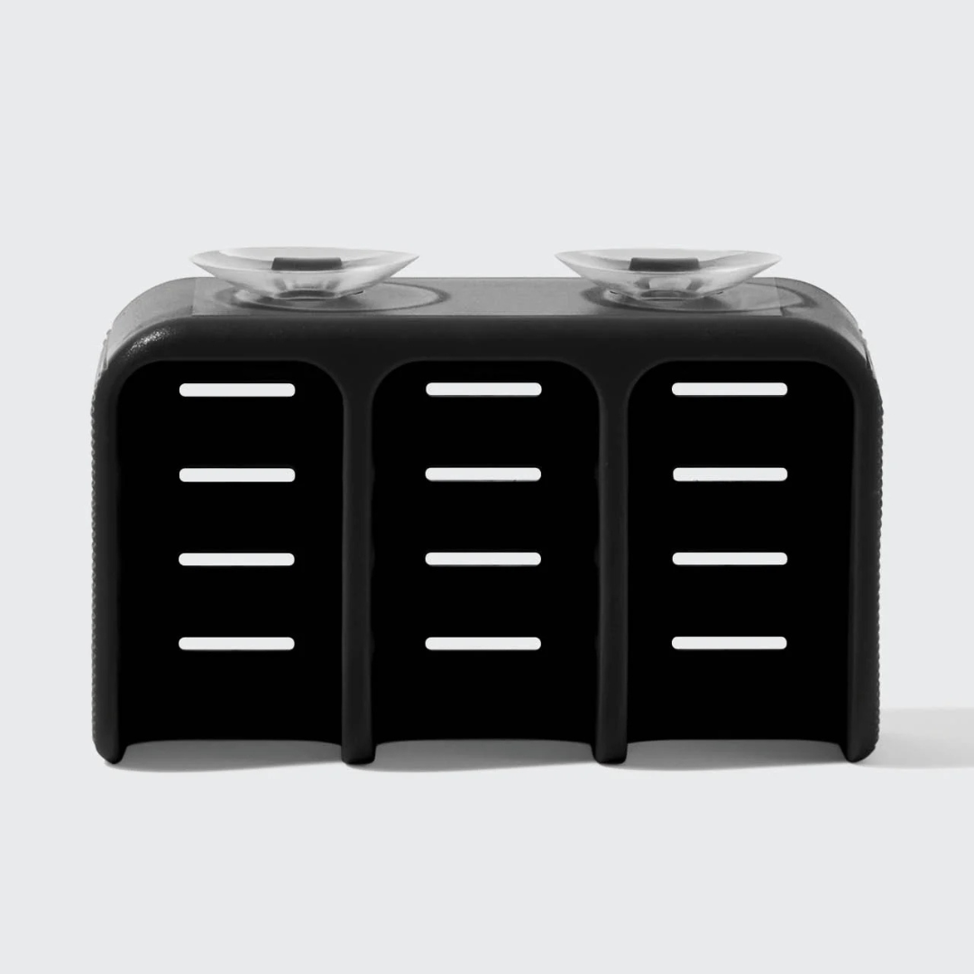 Self-Draining Soap Dish – Black