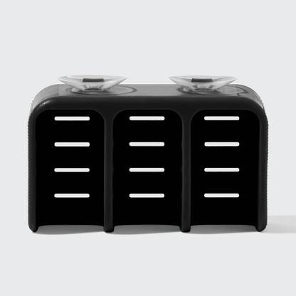 Self-Draining Soap Dish – Black