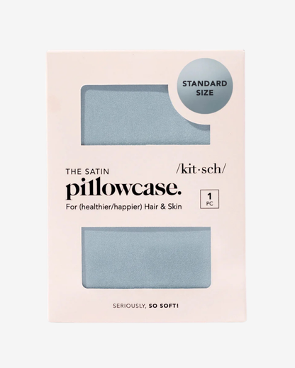 Haze Blue Satin Pillowcase