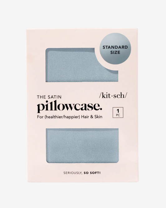Haze Blue Satin Pillowcase