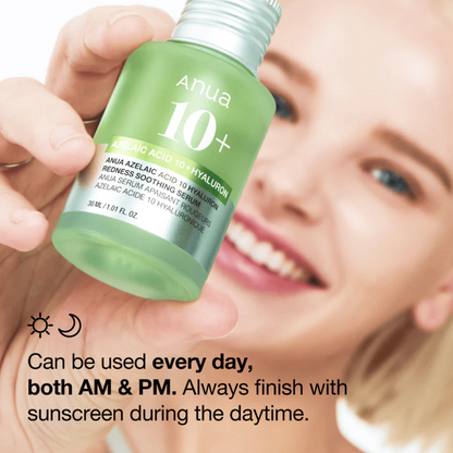 Azelaic Acid 10 Hyaluron Redness Soothing Serum 30ml