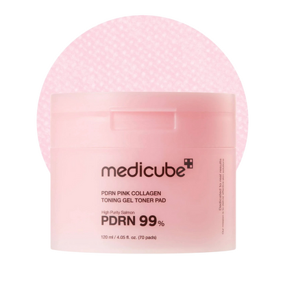 PDRN Pink Collagen Gel Toner Pad (70 pads)