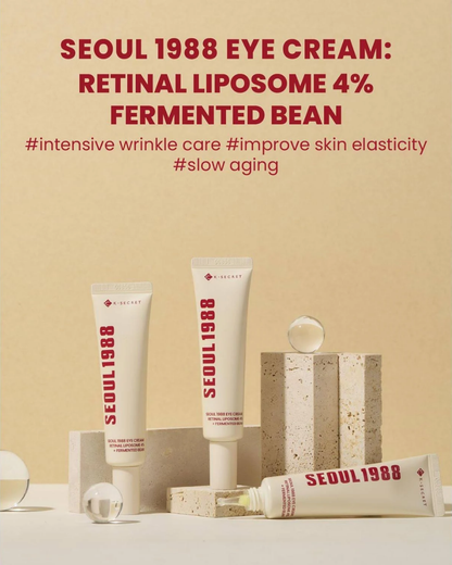 SEOUL 1988 Eye Cream: Retinal Liposome 4% + Fermented Bean 30ml