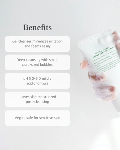 Green Relief Amino Gel Cleanser 100ml