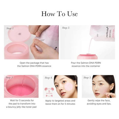 PDRN Pink Collagen Gel Toner Pad (70 pads)