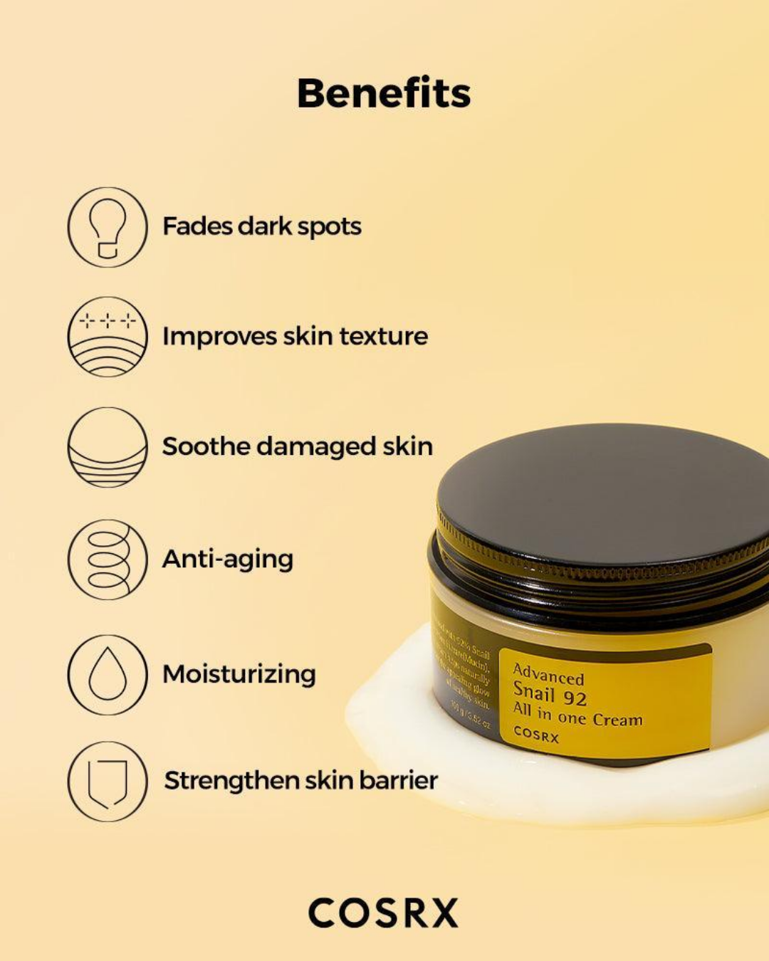 Advanced Snail 92 All in one Cream 100g