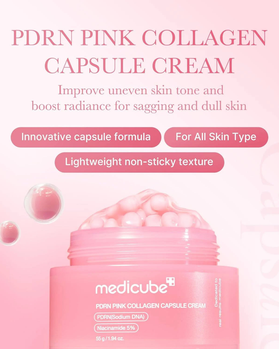 PDRN Pink Collagen Capsule Cream 55g