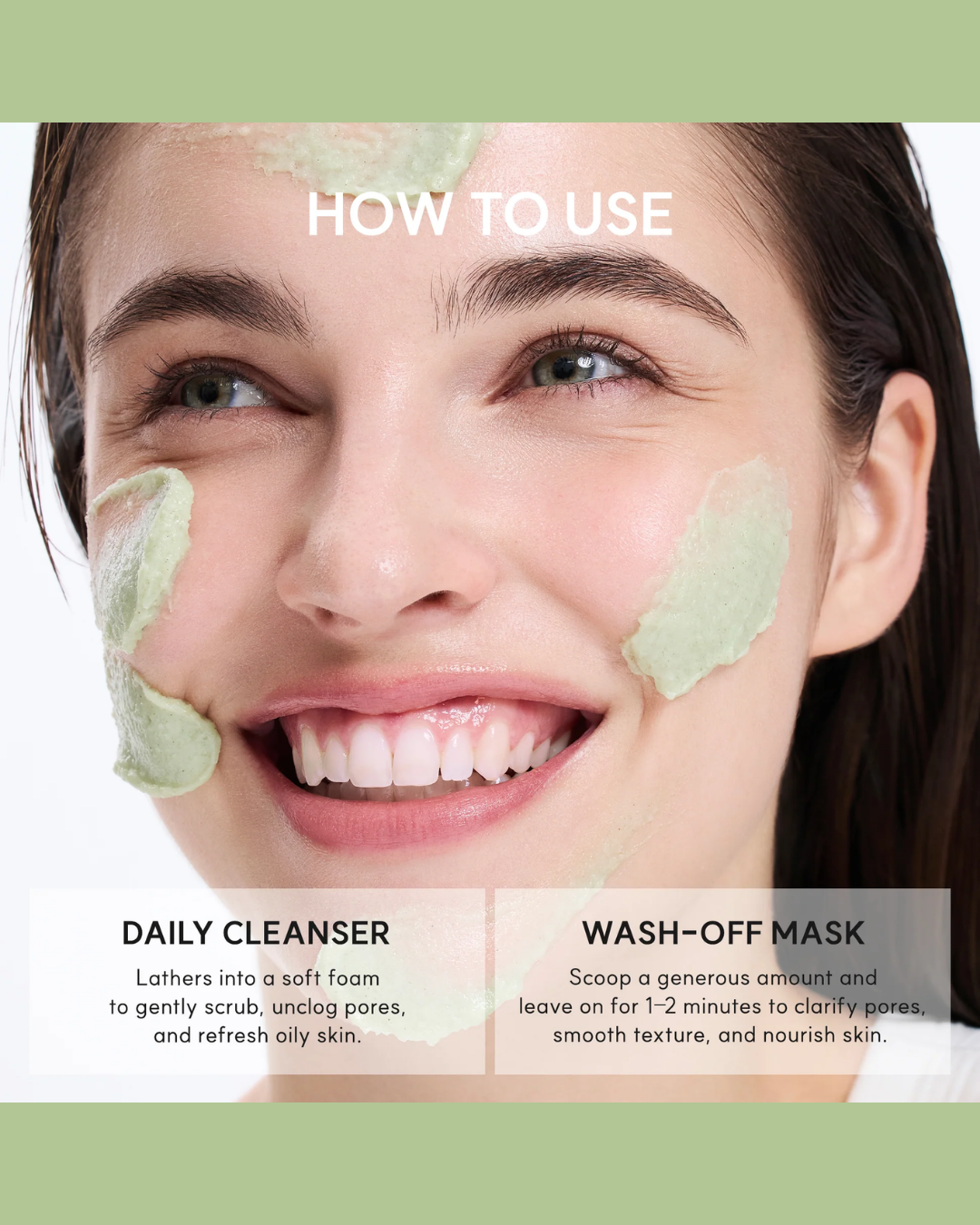 Fresh Green Rice Mochi Cleanser 120g