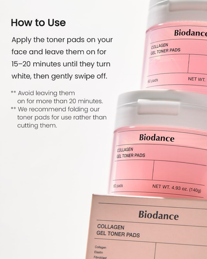 Collagen Gel Toner Pads (60 pads)