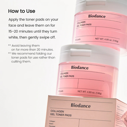 Collagen Gel Toner Pads (60 pads)