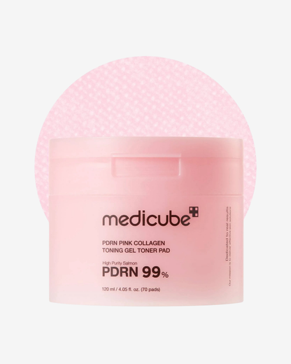PDRN Pink Collagen Gel Toner Pad (70 pads)