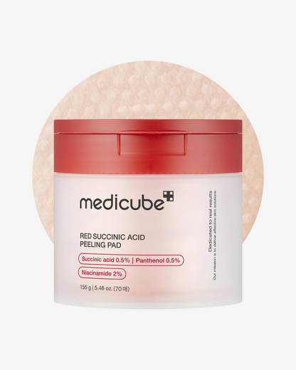 Red Succinic Acid Panthenol Pad (70 pads)