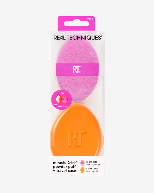 Miracle 2-In-1 Powder Puff + Travel Case