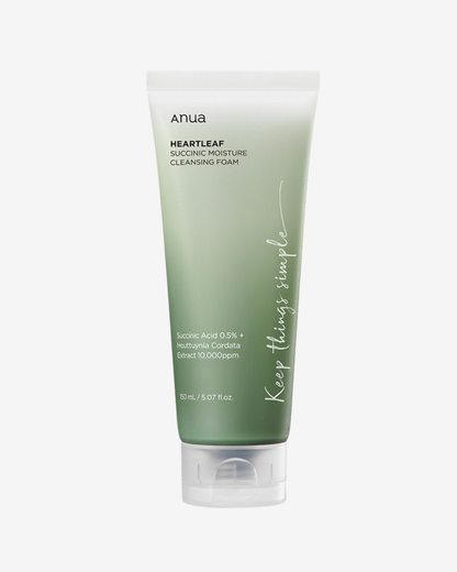 Heartleaf Succinic Moisture Cleansing Foam 150ml