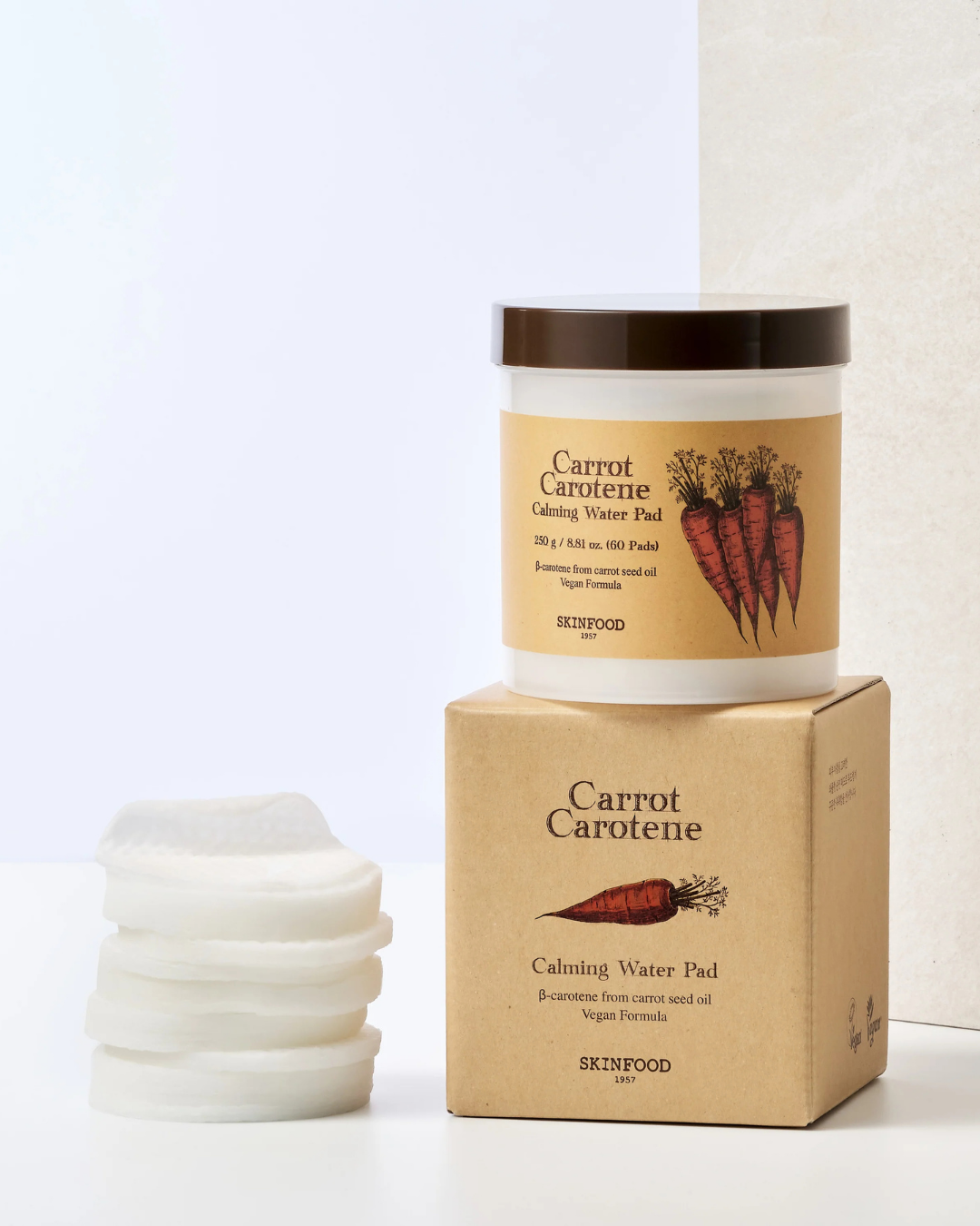 Carrot Carotene Calming Water Pad (60 pads)