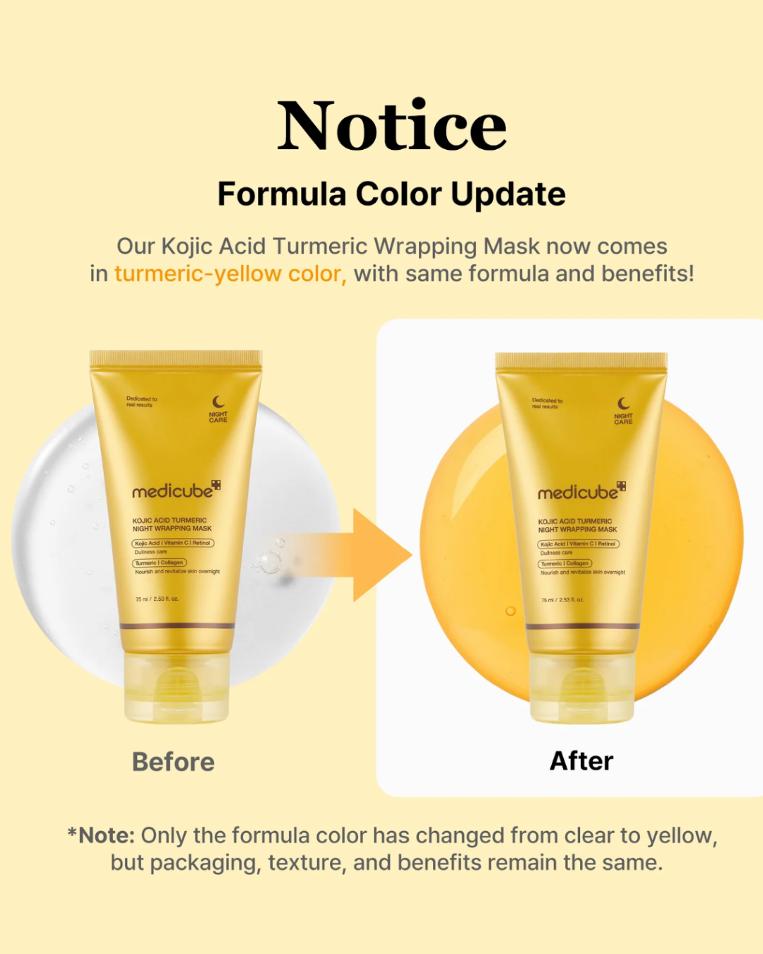 Kojic Acid Turmeric Night Wrapping Mask 75ml