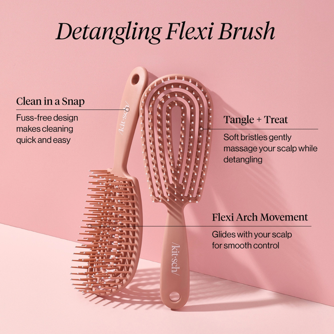 Detangling Flexi Brush - Terracota