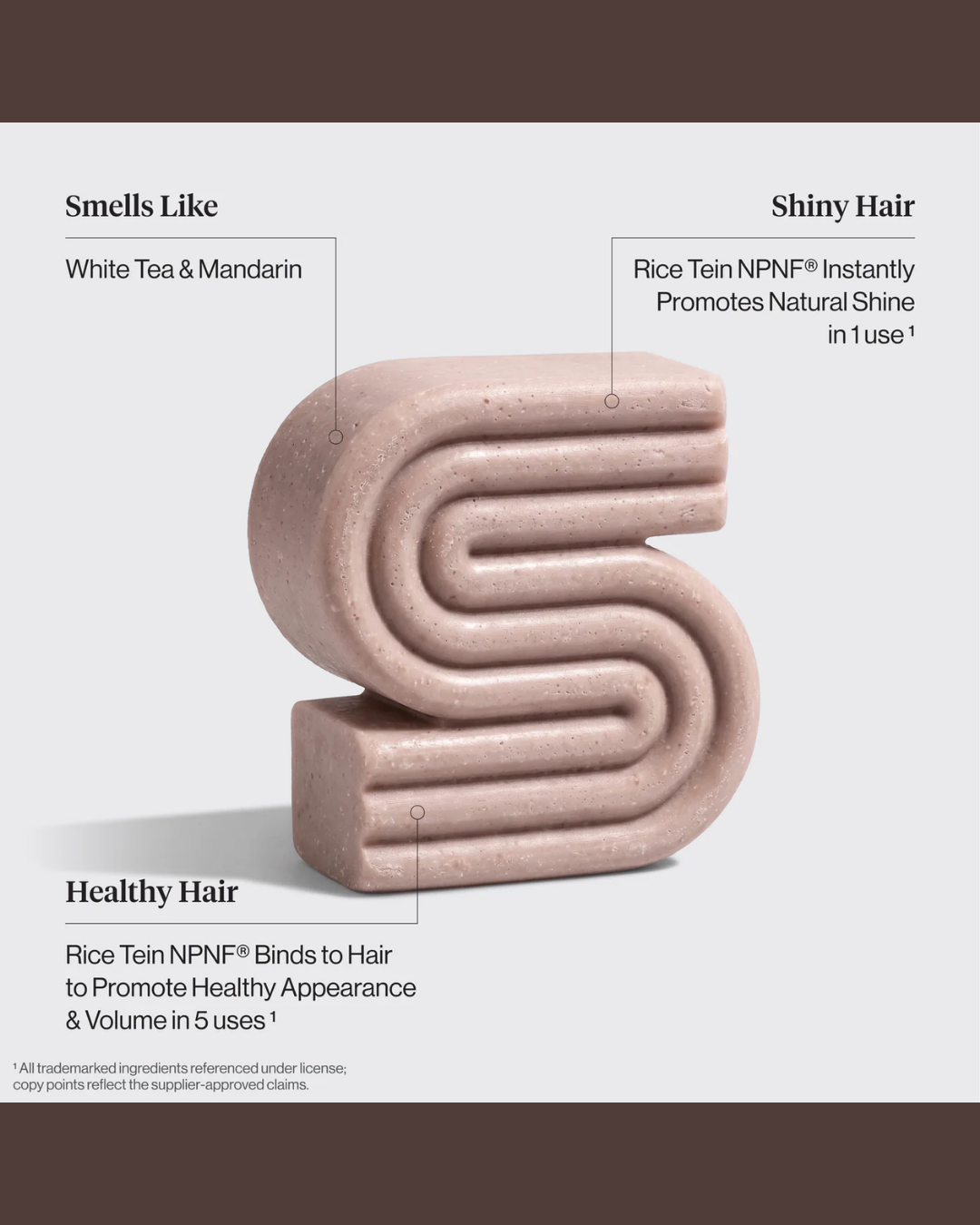 Rice Water Shampoo Bar for Hair Growth 3.2 oz (91g)