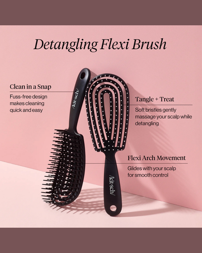 Detangling Flexi Brush – Black