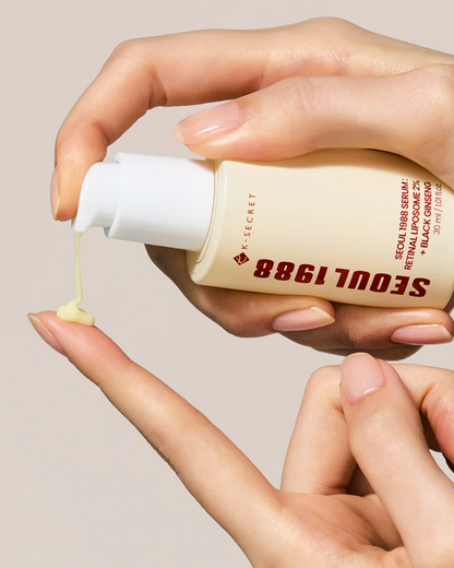 SEOUL 1988 Serum: Retinal Liposome 2% + Black Ginseng 30ml