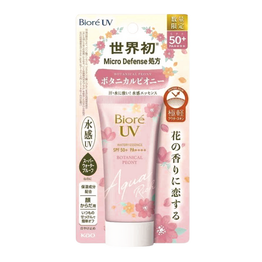 Biore UV Aqua Rich Watery Essence Botanical Peony Edition 50g