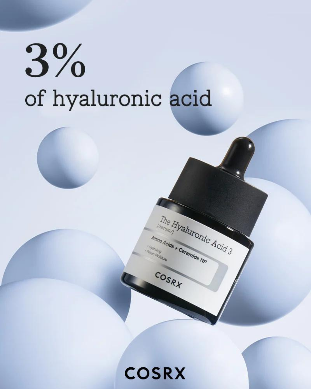 The Hyaluronic Acid 3 Serum 20ml