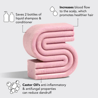 Castor Oil Nourishing Shampoo Bar 3.2 oz (91g)