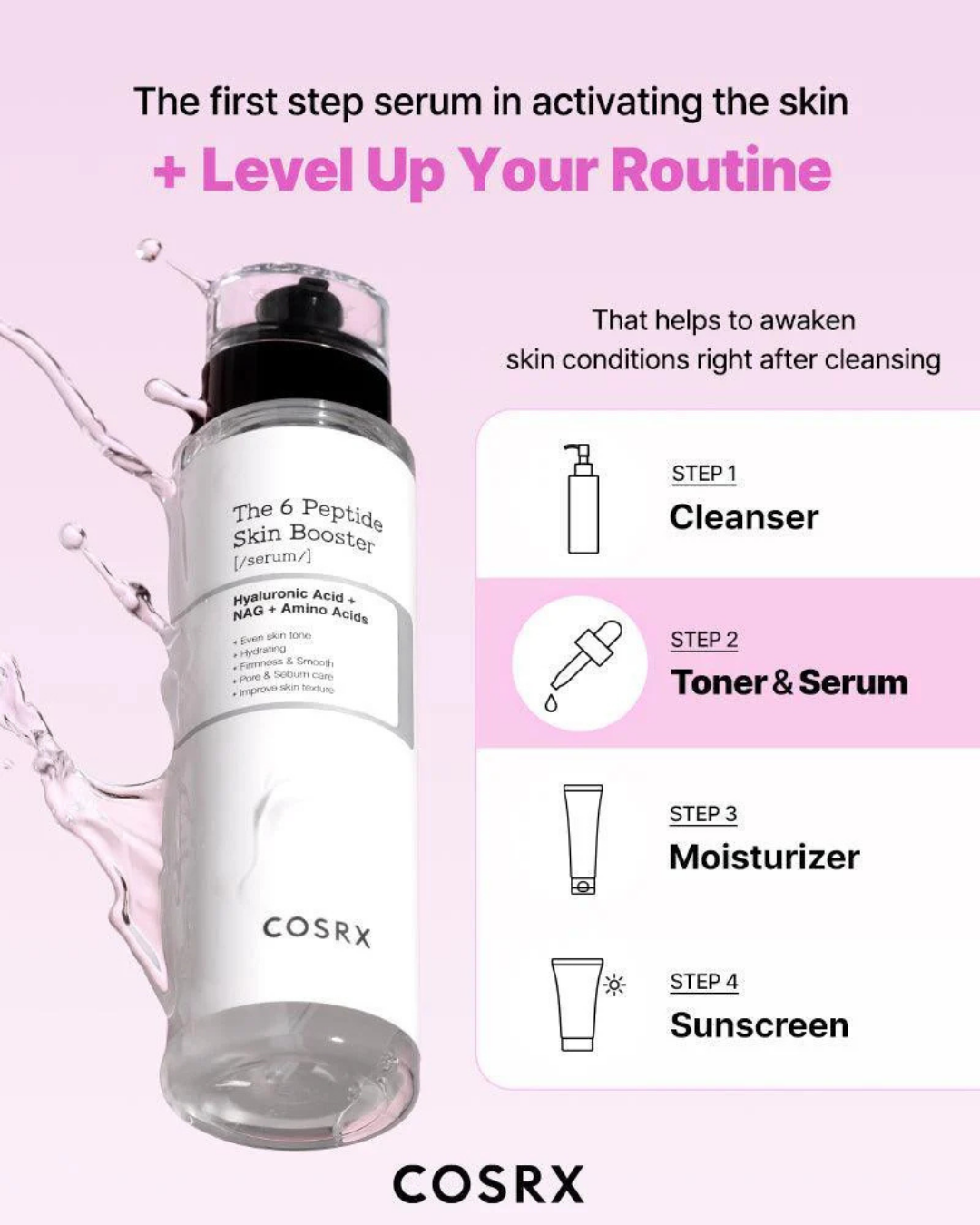 The 6 Peptide Skin Booster Serum 150ml