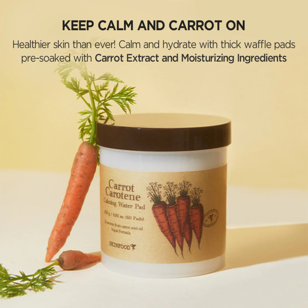 Carrot Carotene Calming Water Pad 250g (60 Pads)