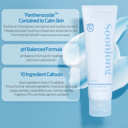 SoonJung 2x Barrier Intensive Cream 60ml