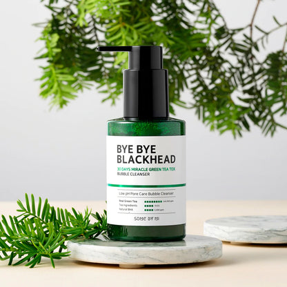 Bye Bye 30 Days Blackhead Miracle Green Tea Tox Bubble Cleanser 120g