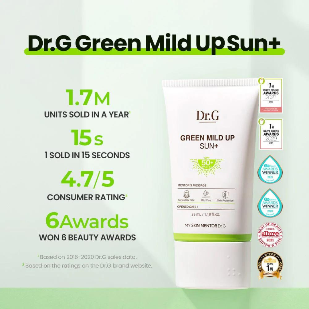 Green Mild Up Sun+ 50ml