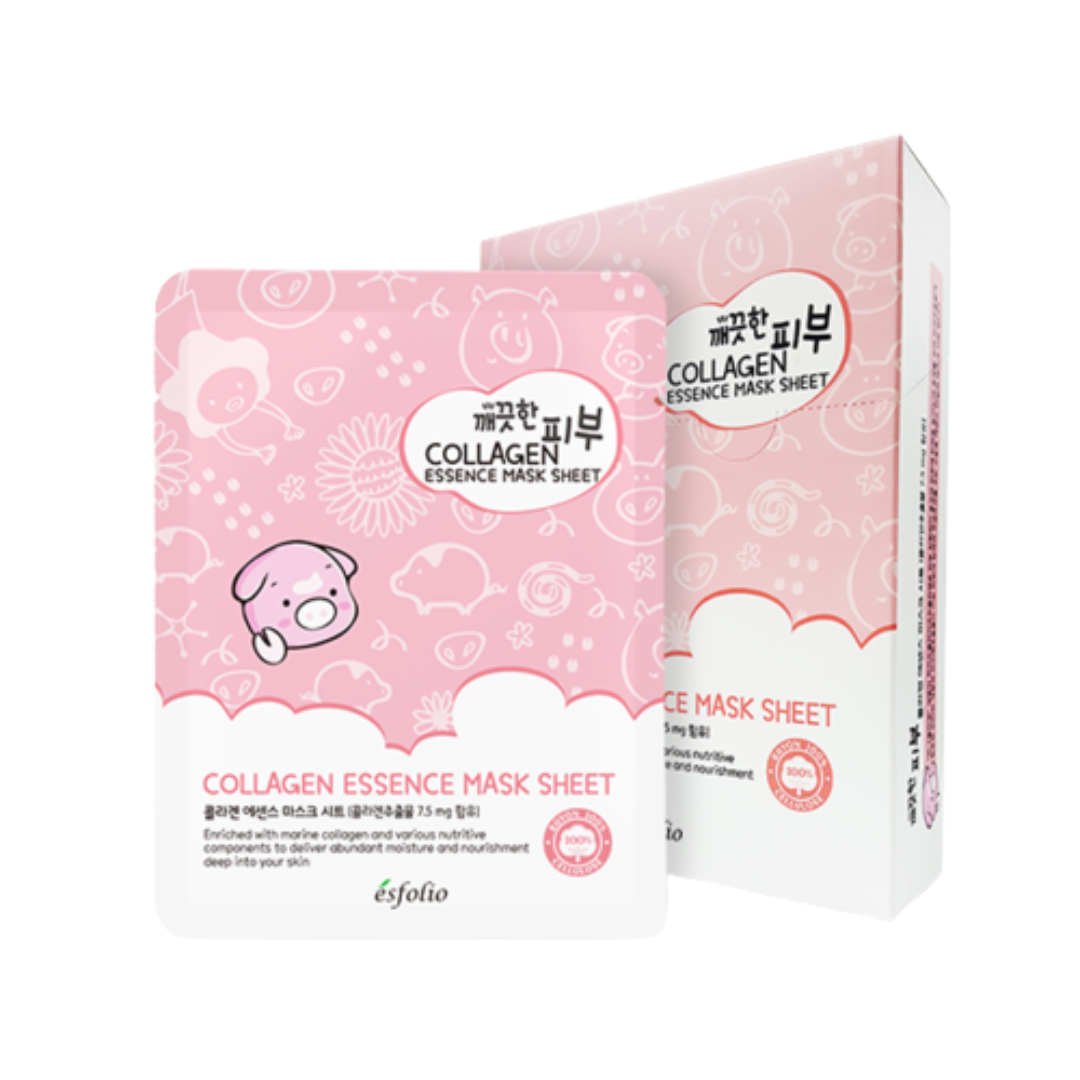 ESFOLIO COLLAGEN ESSENCE MASK SHEET Stash Beauty Co